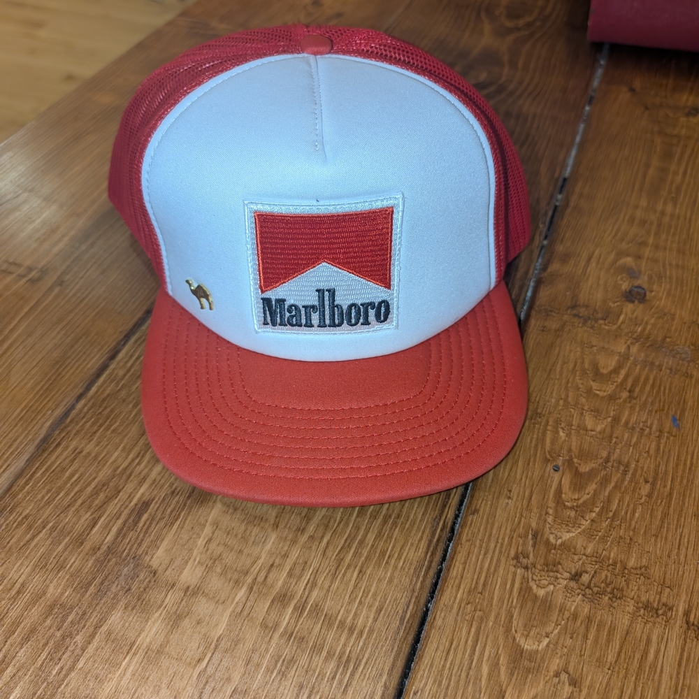 Red and White Kids Trucker Hat